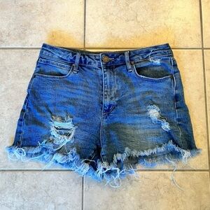 Articles of Society Distressed Denim Shorts